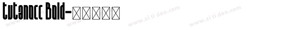 tutanocc Bold字体转换